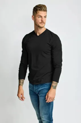 Easy Mondays - LS V - Neck Tee