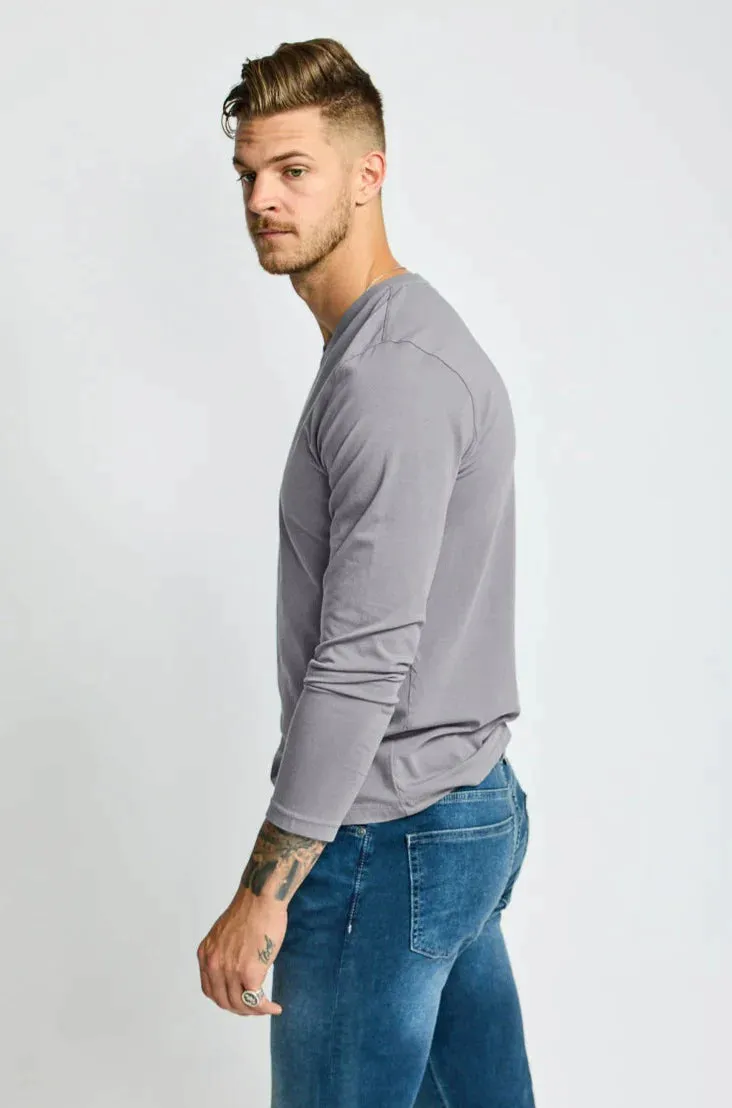 Easy Mondays - LS V - Neck Tee