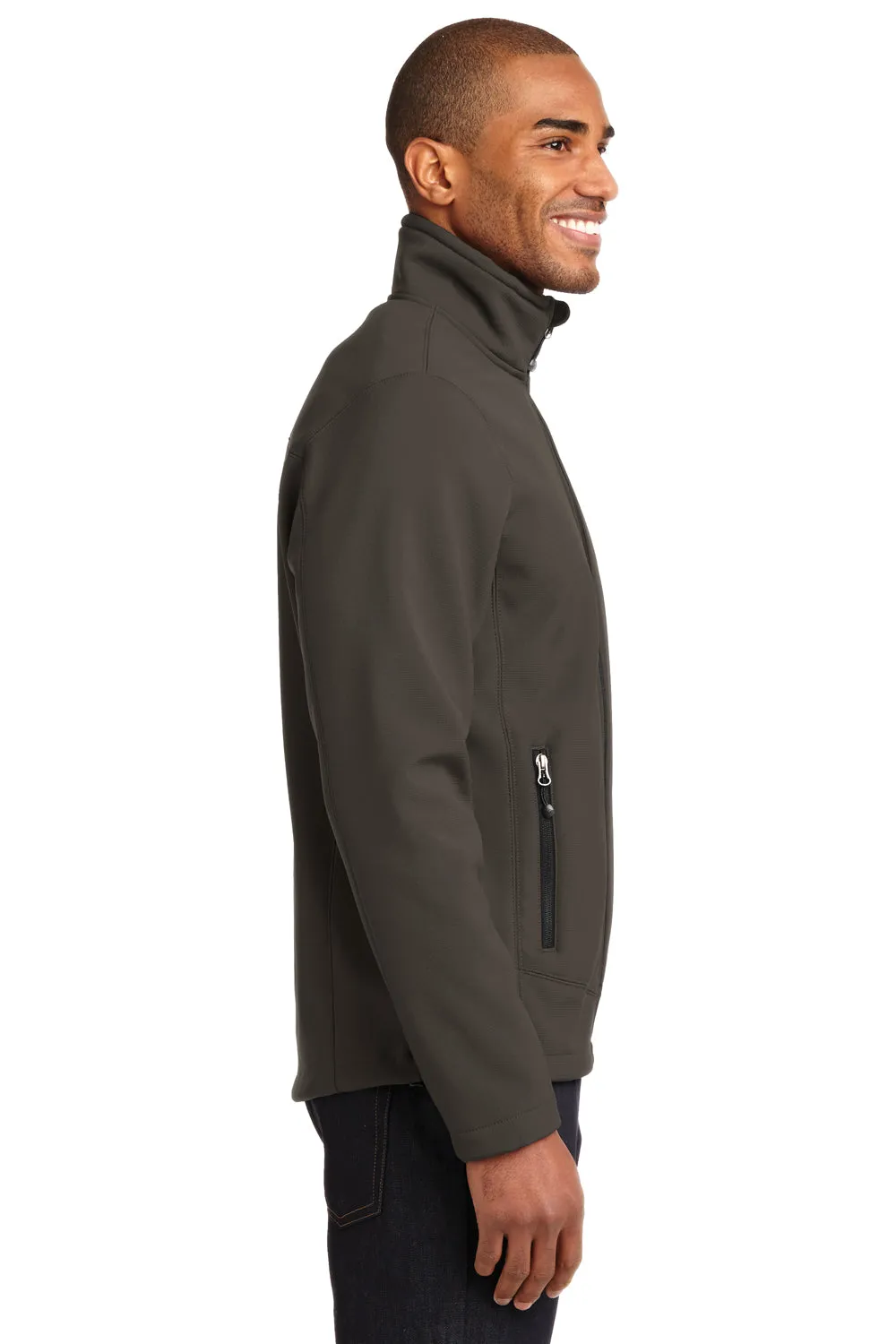 Eddie Bauer Mens Rugged Water Resistant Full Zip Jacket - Canteen Grey