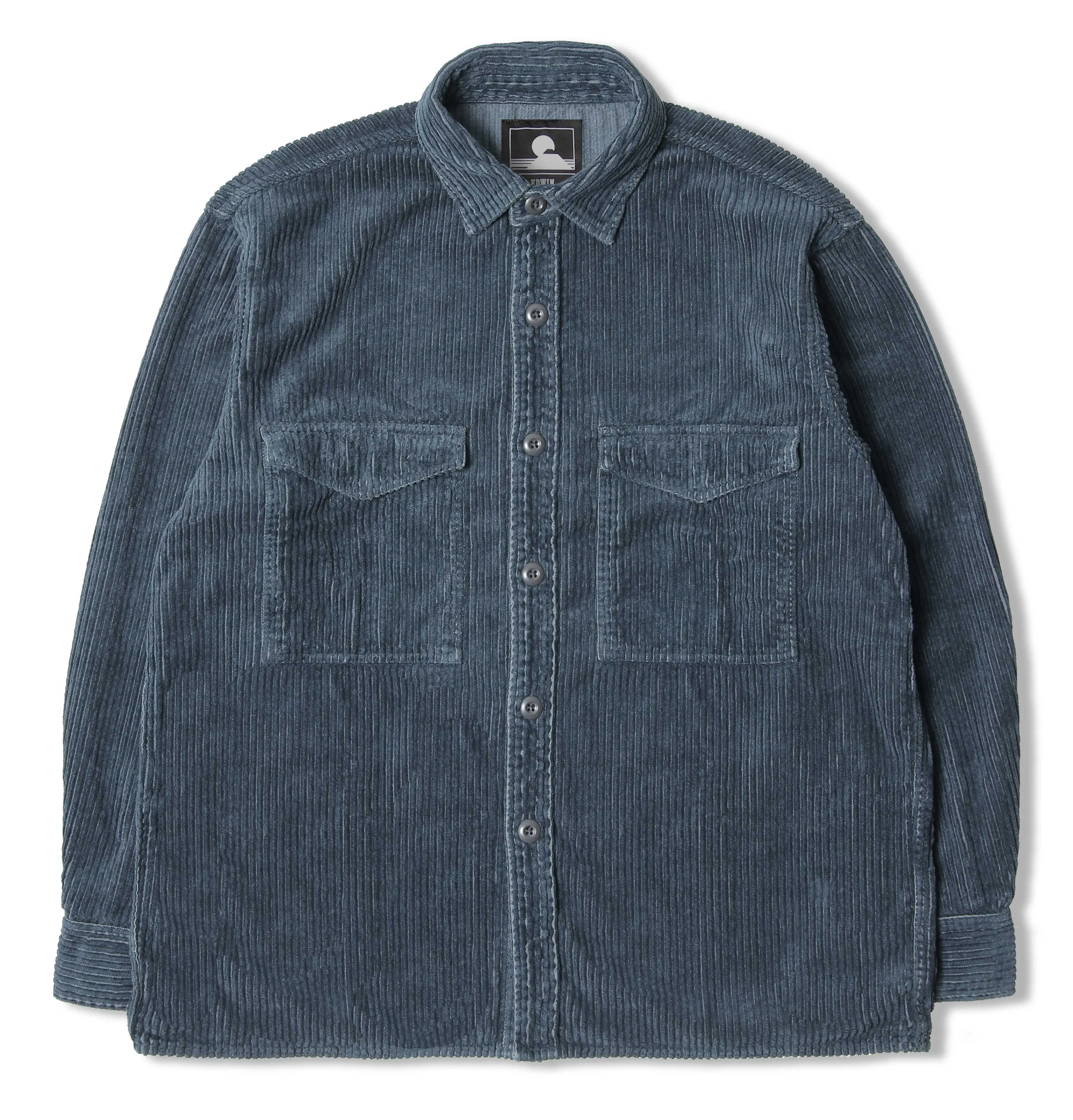 Edwin Big Shirt – Corduroy – Dress Blues