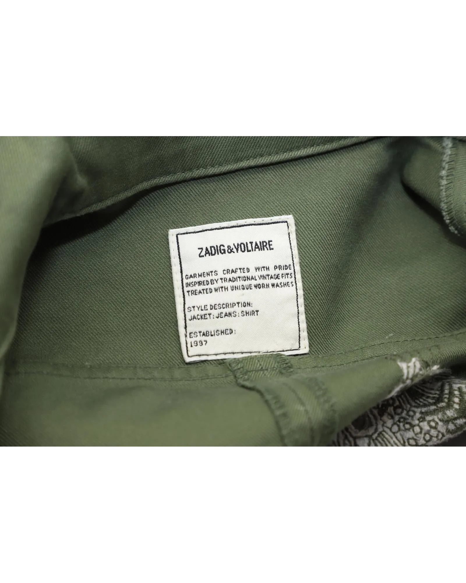 Embroidered Military Shirt Dress in Cotton