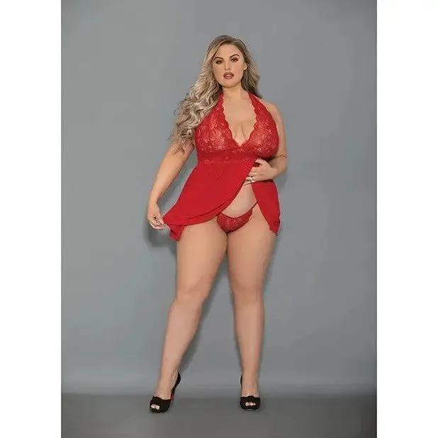 Euphoria Shorty Babydoll & Open Panty