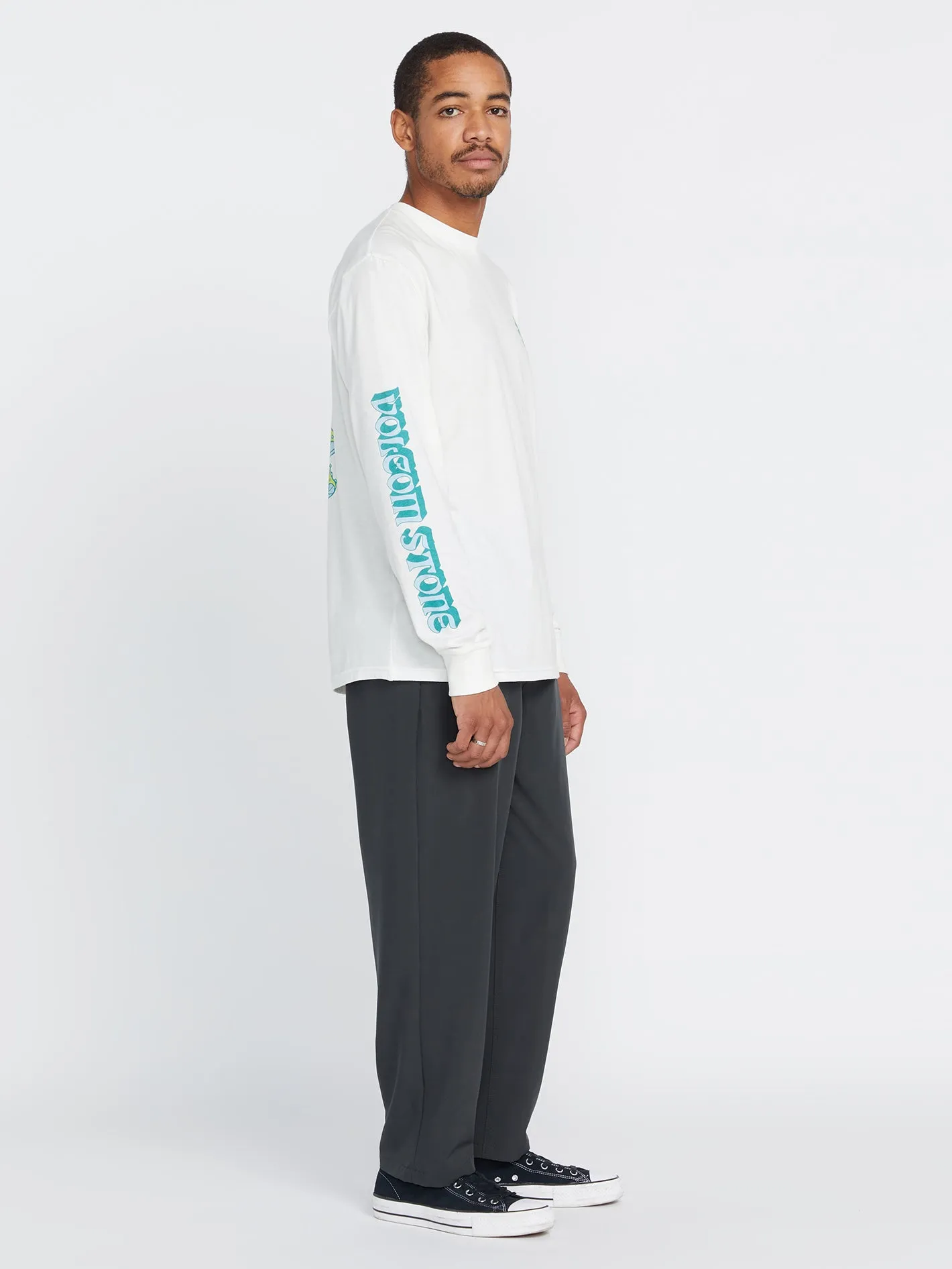 Farm to Yarn Molchat Long Sleeve Tee - Off White