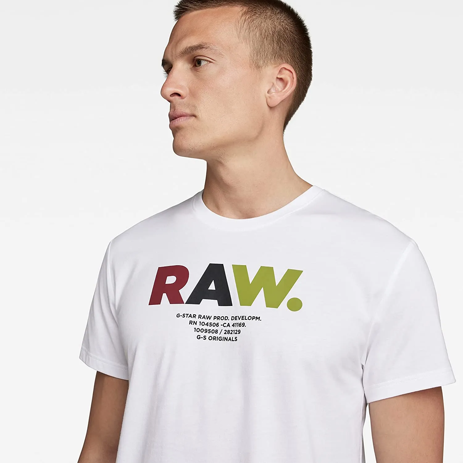 G-Star Raw Men's Premium Graphic Multi Raw T-Shirt