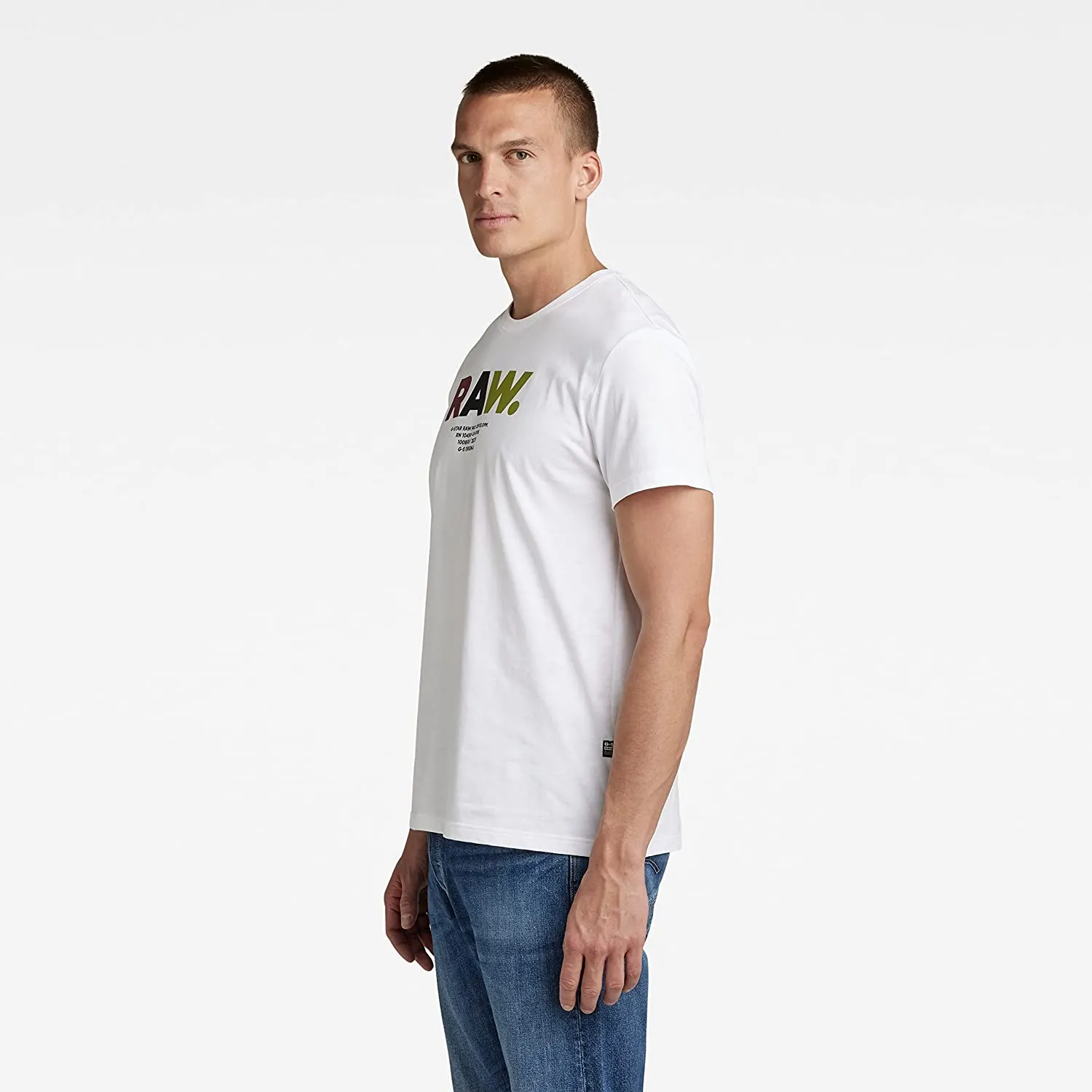 G-Star Raw Men's Premium Graphic Multi Raw T-Shirt
