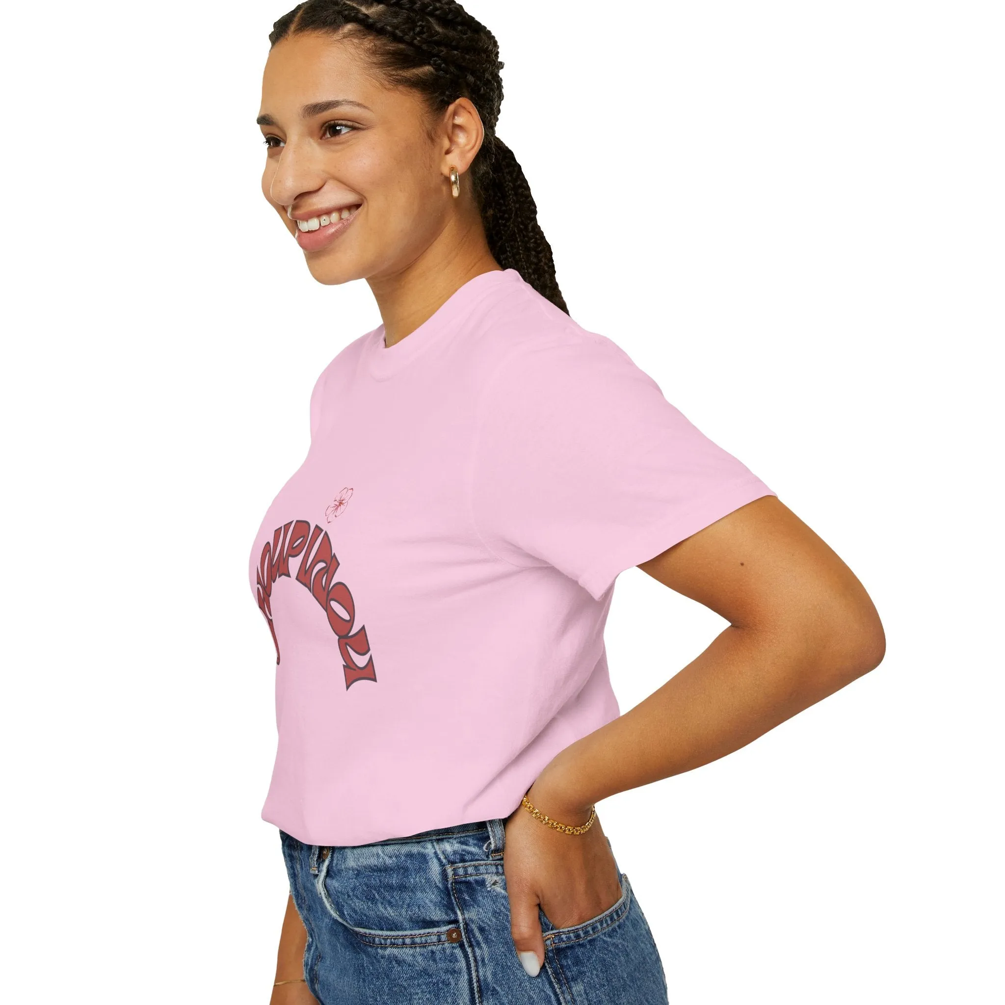 Garment-Dyed T-shirt-Shirt for women , gift for women , ( Choupinou  Shirt   )