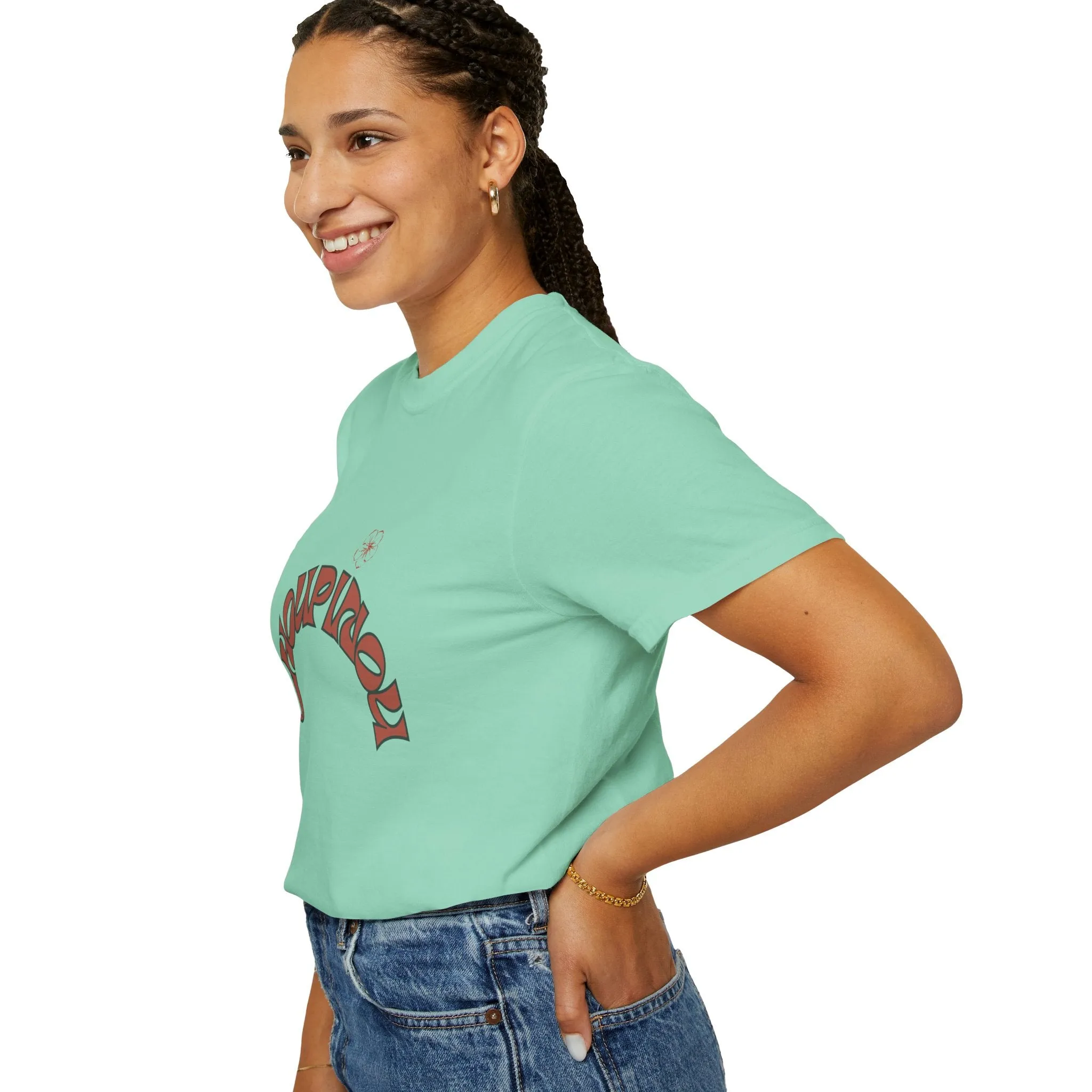 Garment-Dyed T-shirt-Shirt for women , gift for women , ( Choupinou  Shirt   )