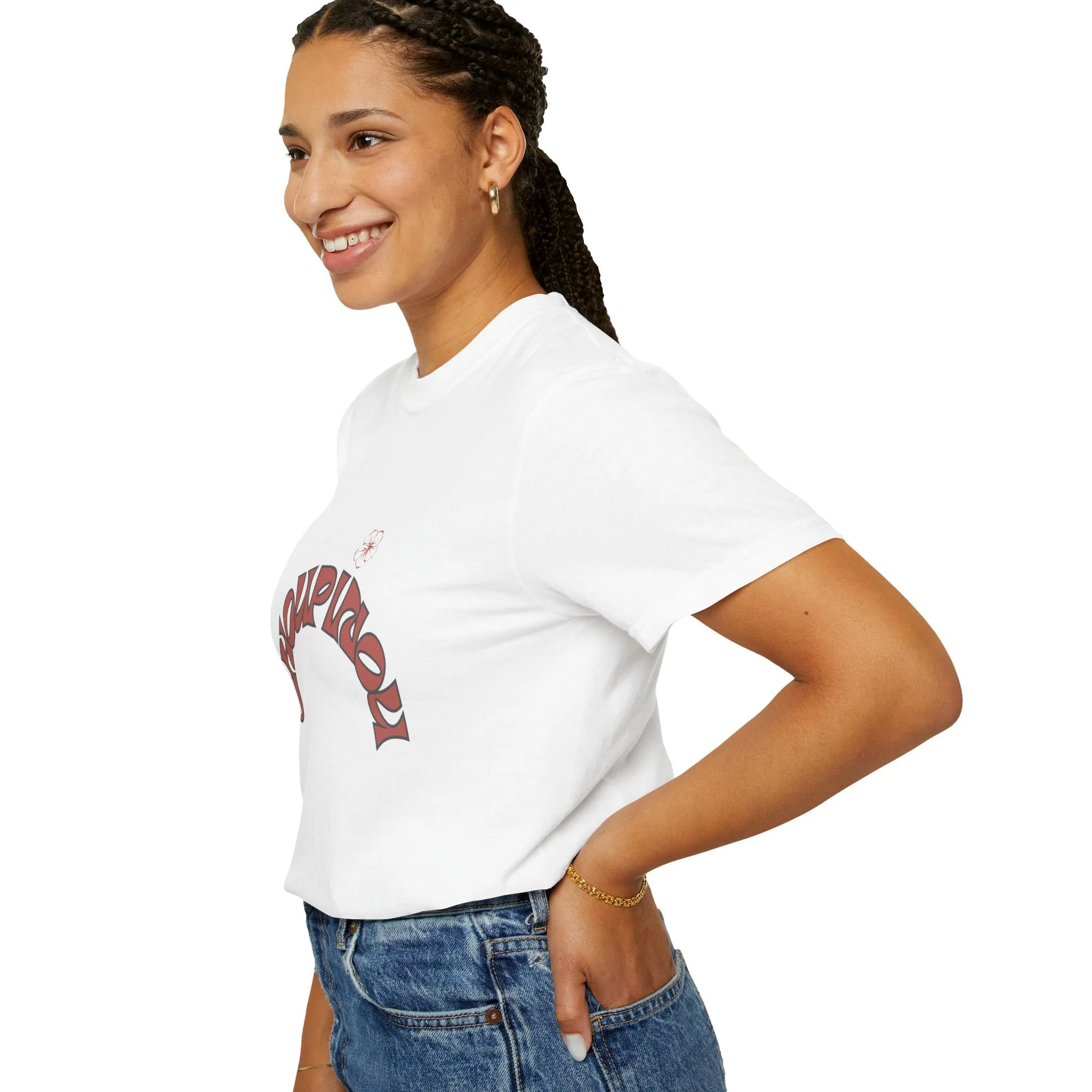 Garment-Dyed T-shirt-Shirt for women , gift for women , ( Choupinou  Shirt   )
