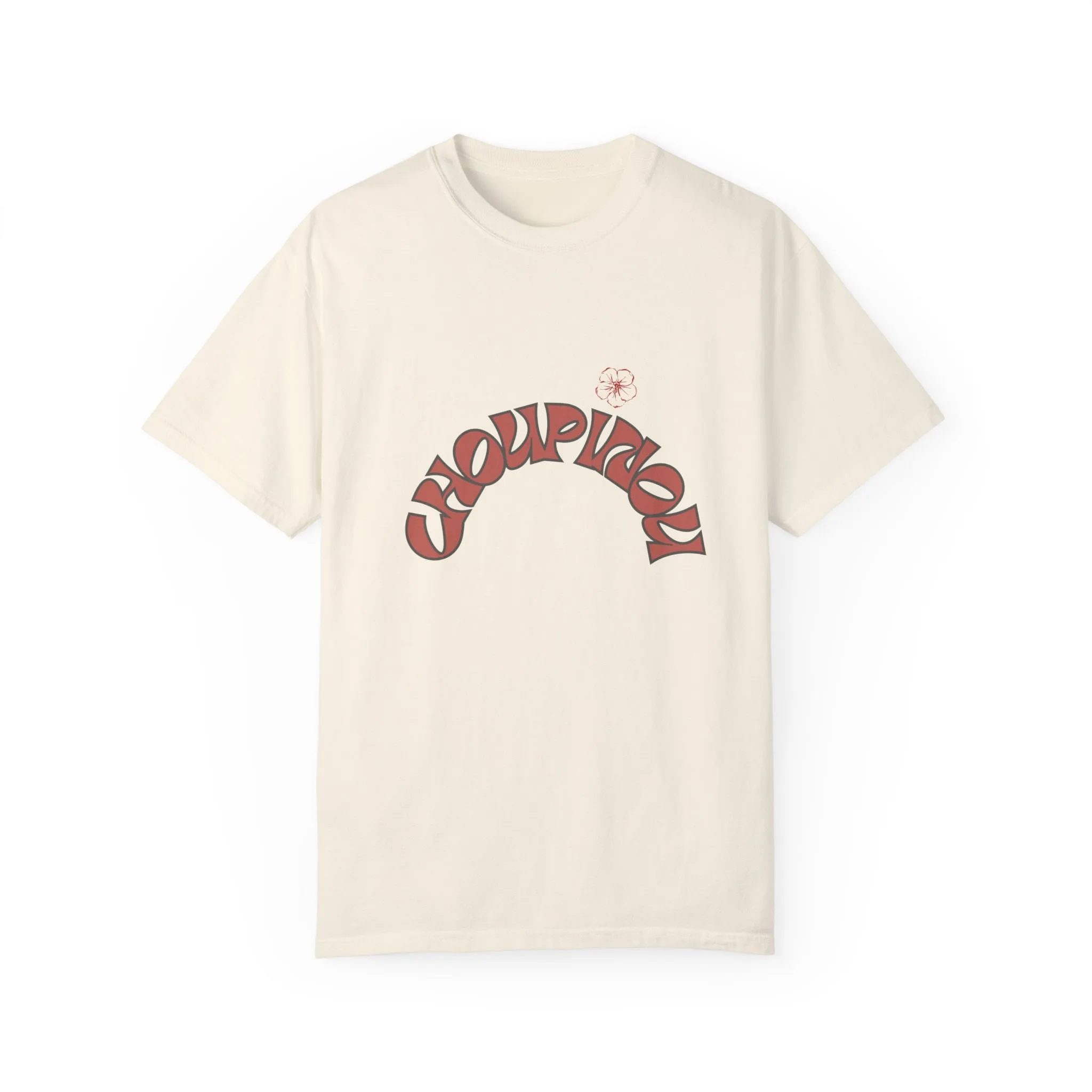 Garment-Dyed T-shirt-Shirt for women , gift for women , ( Choupinou  Shirt   )
