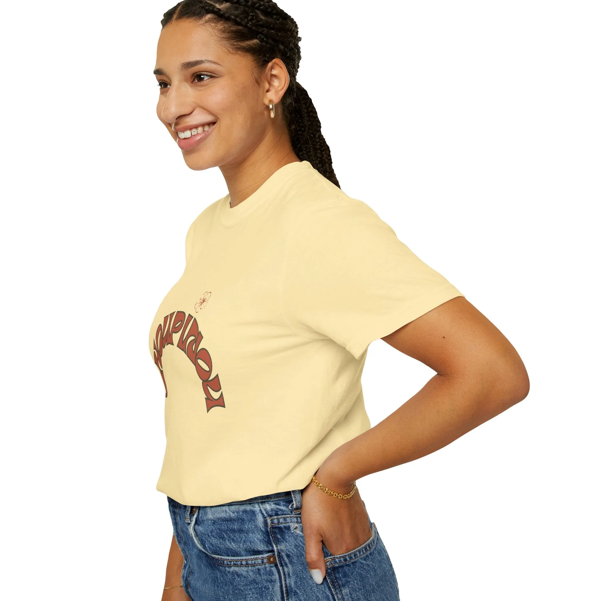 Garment-Dyed T-shirt-Shirt for women , gift for women , ( Choupinou  Shirt   )