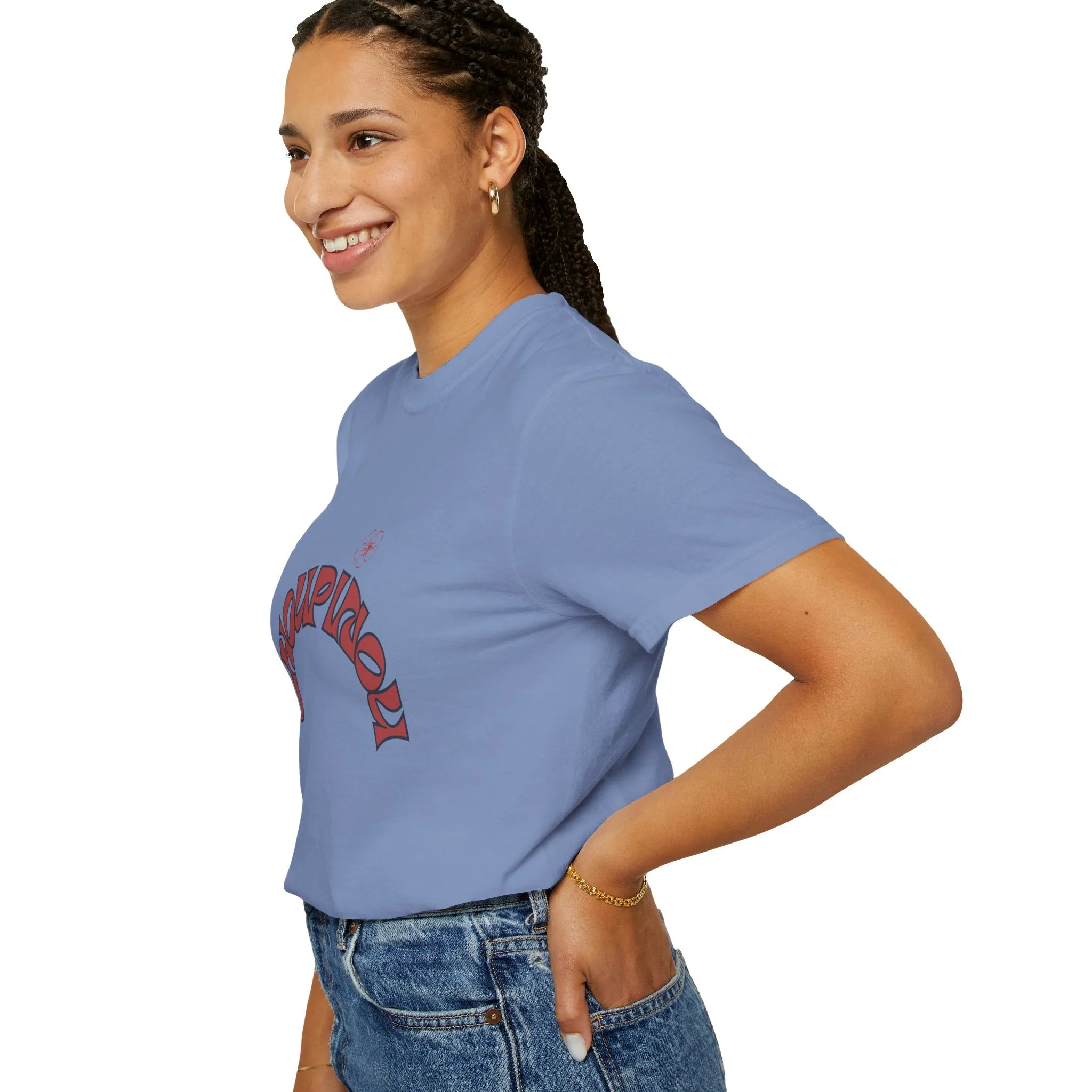 Garment-Dyed T-shirt-Shirt for women , gift for women , ( Choupinou  Shirt   )