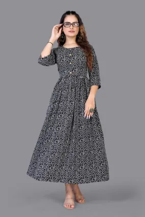 Gazal Anarkali Crepe Dress