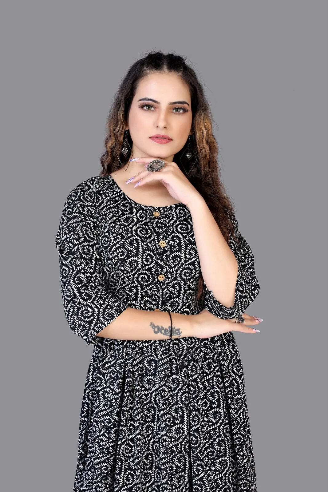 Gazal Anarkali Crepe Dress
