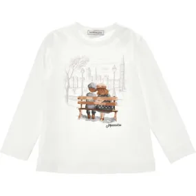 Girls Cream Lady & The Tramp T-shirt