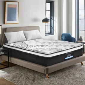 Giselle Bedding 32cm Mattress Euro Top King