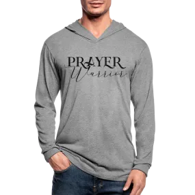 Graphic Hoodie, Prayer Warrior Long Sleeve Tri-Blend Hooded Tee
