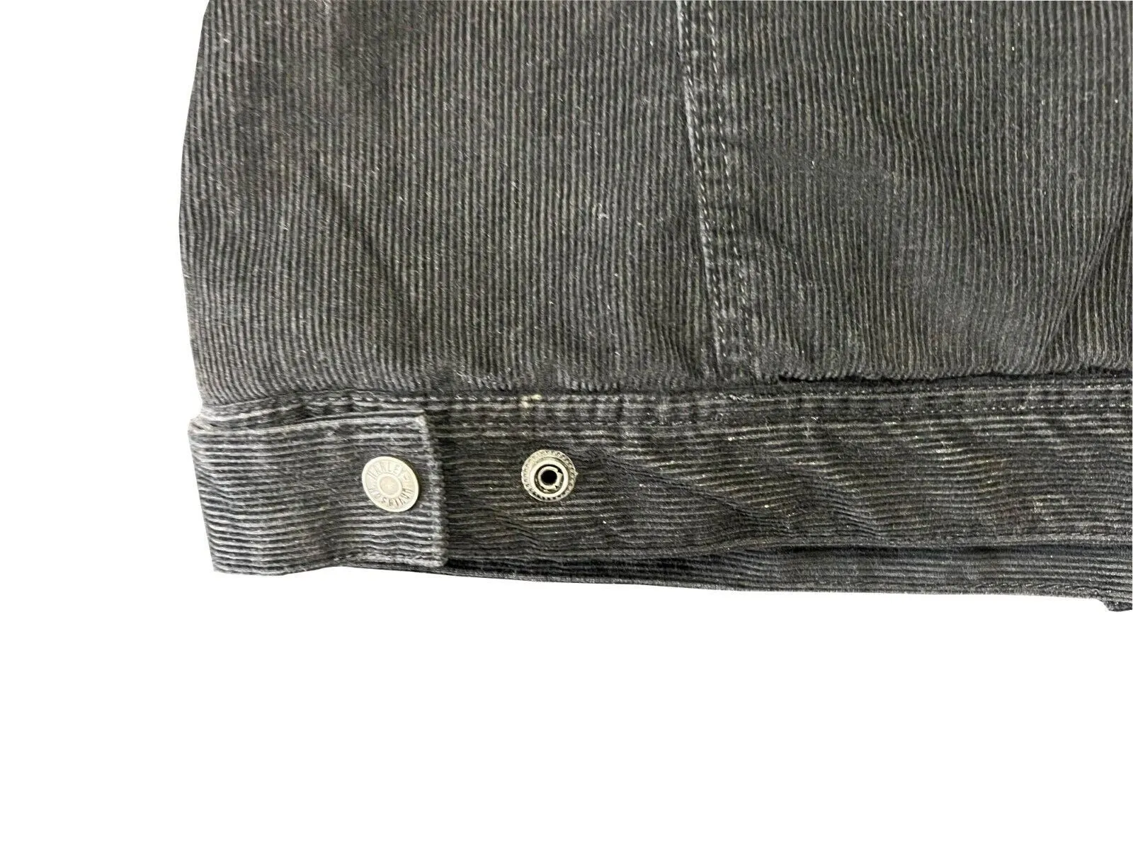 HD Branded Women's Black Jacket Sherpa Lined Corduroy Casual (S24)