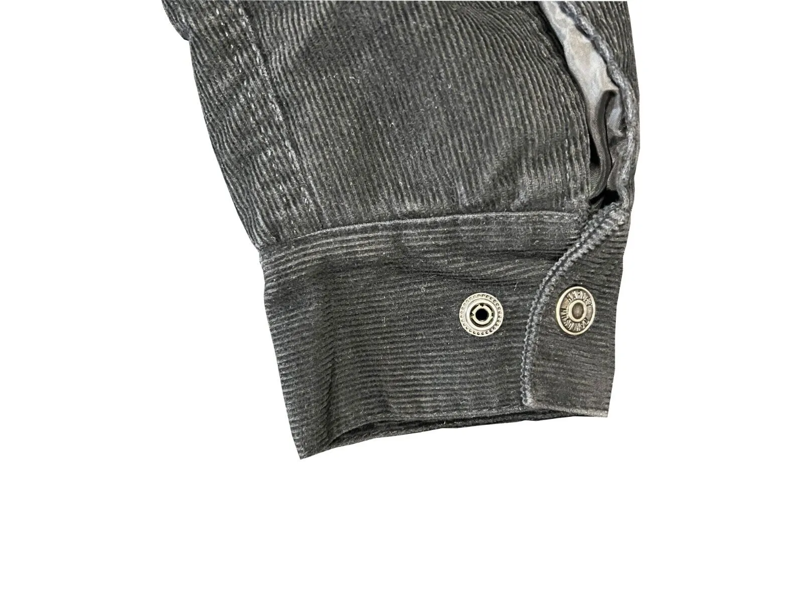 HD Branded Women's Black Jacket Sherpa Lined Corduroy Casual (S24)