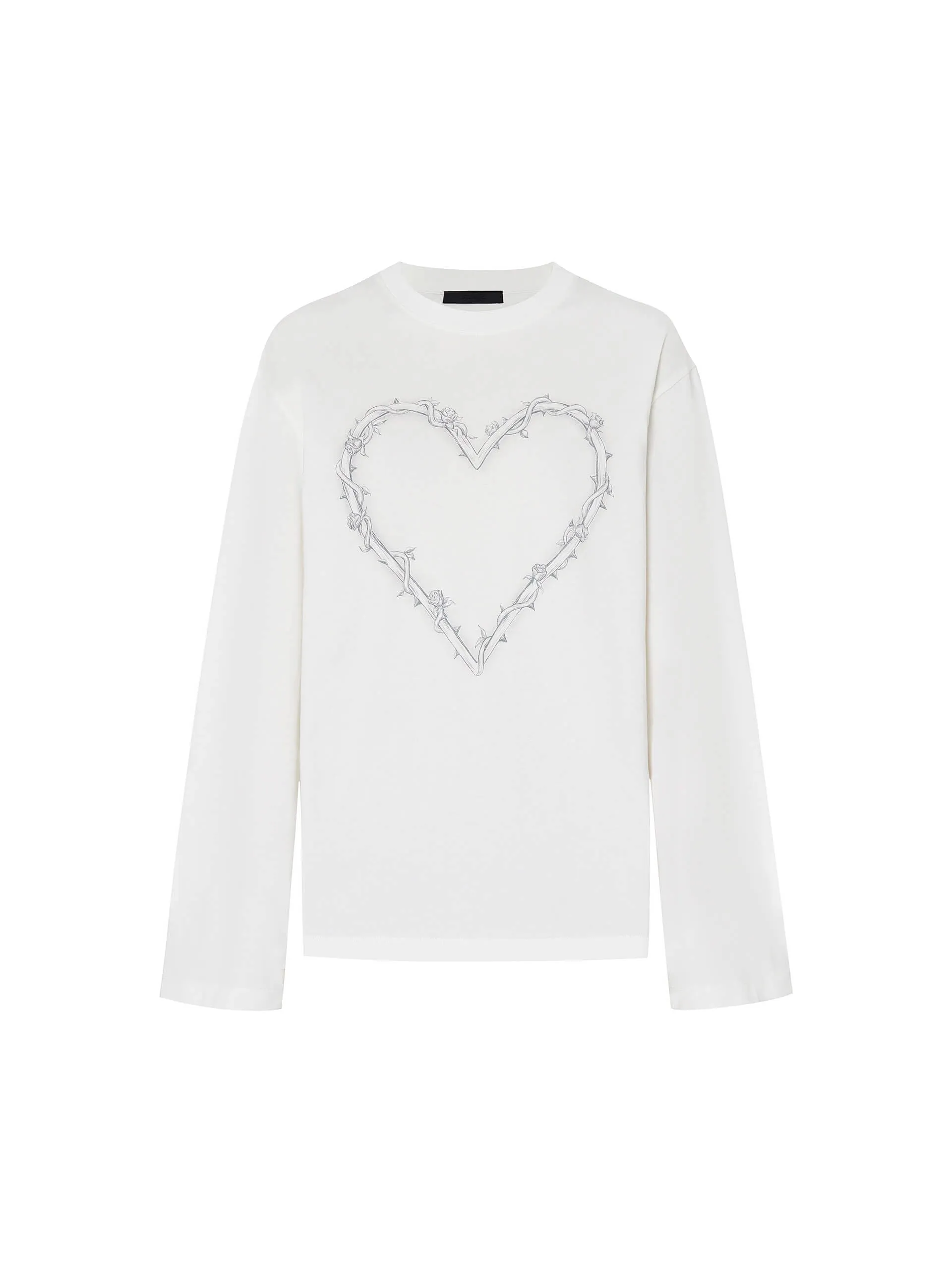 Heart Pattern Loose T-shirt