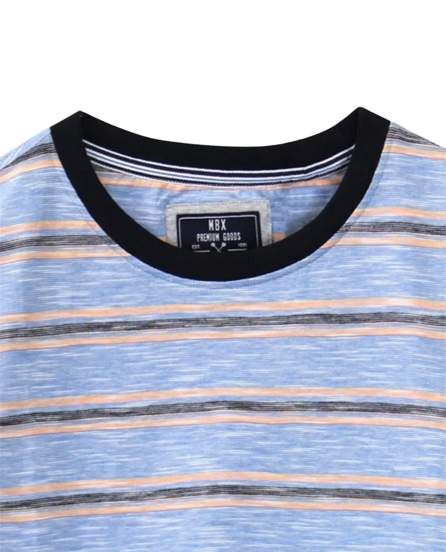 Heather Blue Stripe Shirt