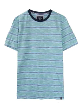 Heather Green Stripe Shirt