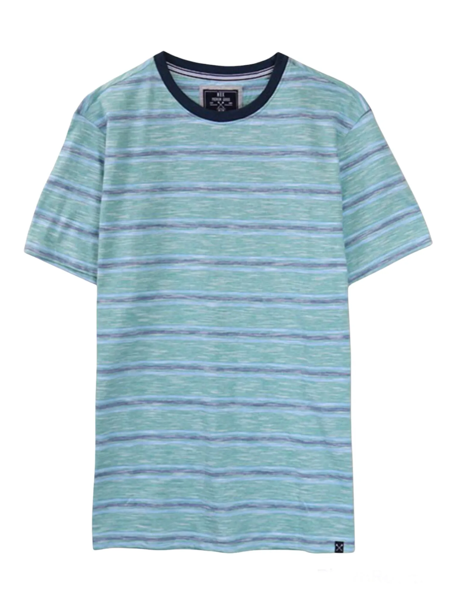 Heather Green Stripe Shirt