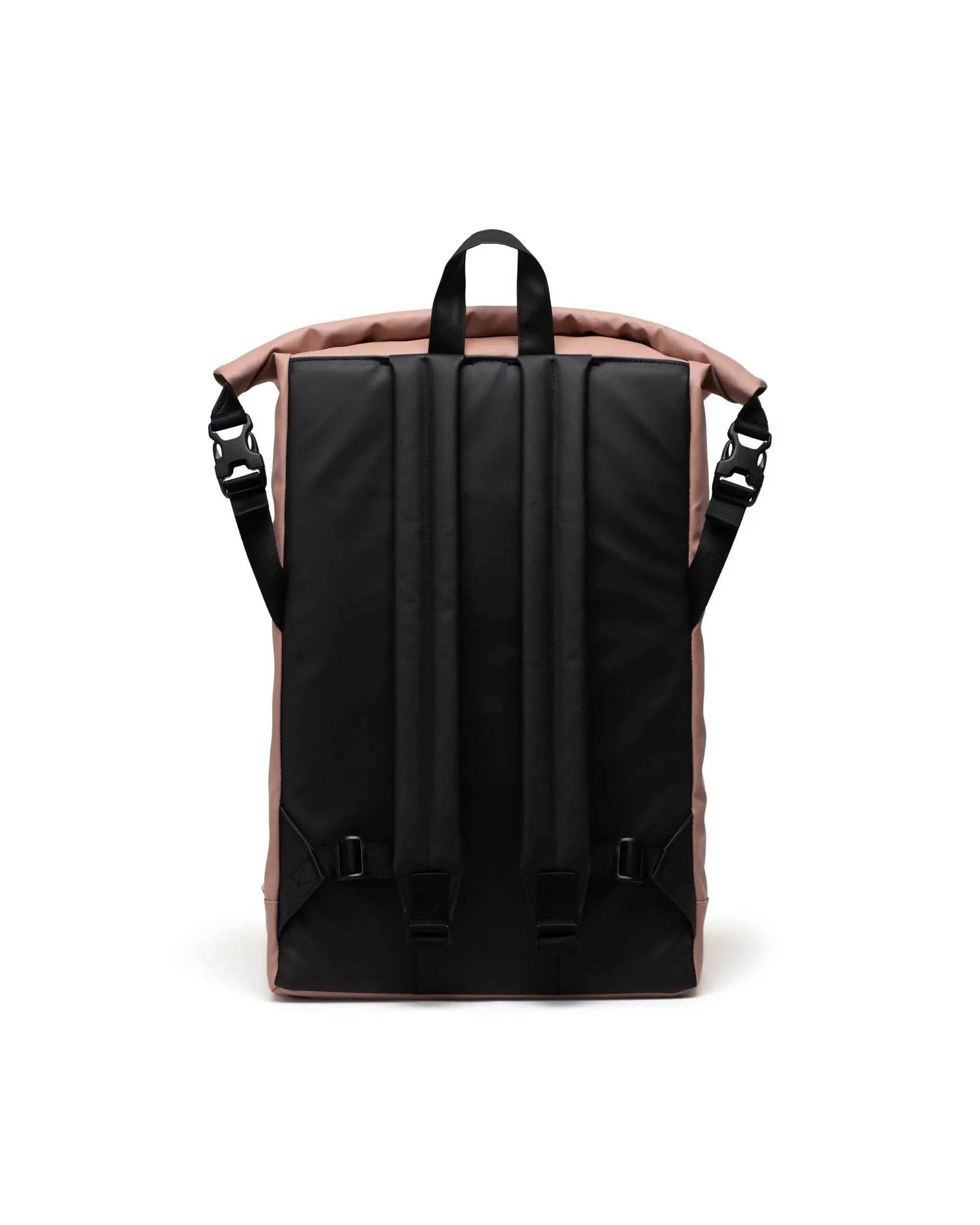 HERSCHEL ROLL TOP BACKPACK ASH ROSE WEATHER RESISTANT