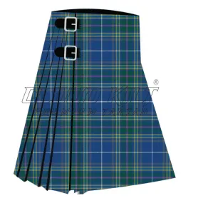 Highland Blue Premium Tartan Kilt