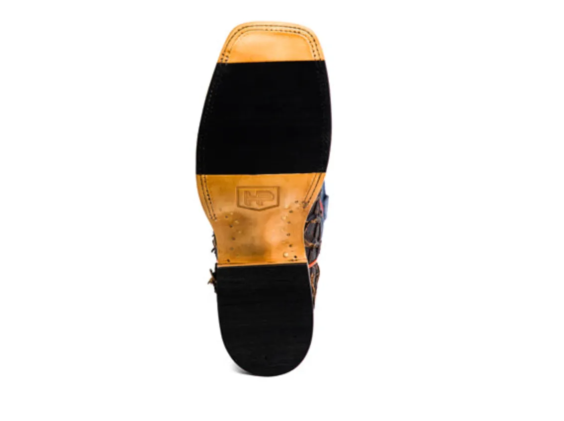 HP9502 - Horse Power Top Hand Men's Black Suede