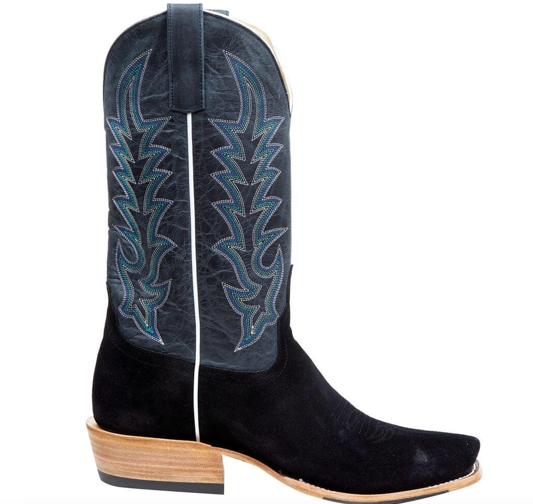 HP9502 - Horse Power Top Hand Men's Black Suede