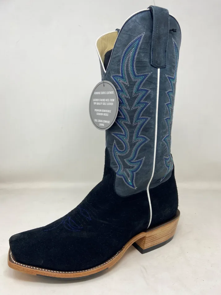 HP9502 - Horse Power Top Hand Men's Black Suede