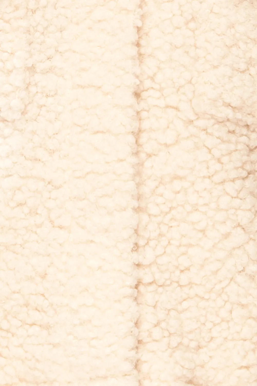 Hualpen | Boxy Ivory Sherpa Jacket