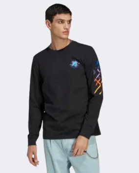 Ii8469 Wh Ls Tee Black