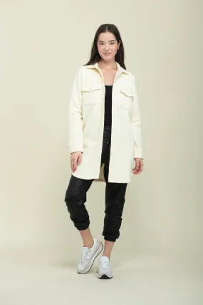 Jackie-Cozy Fleece Button-Up