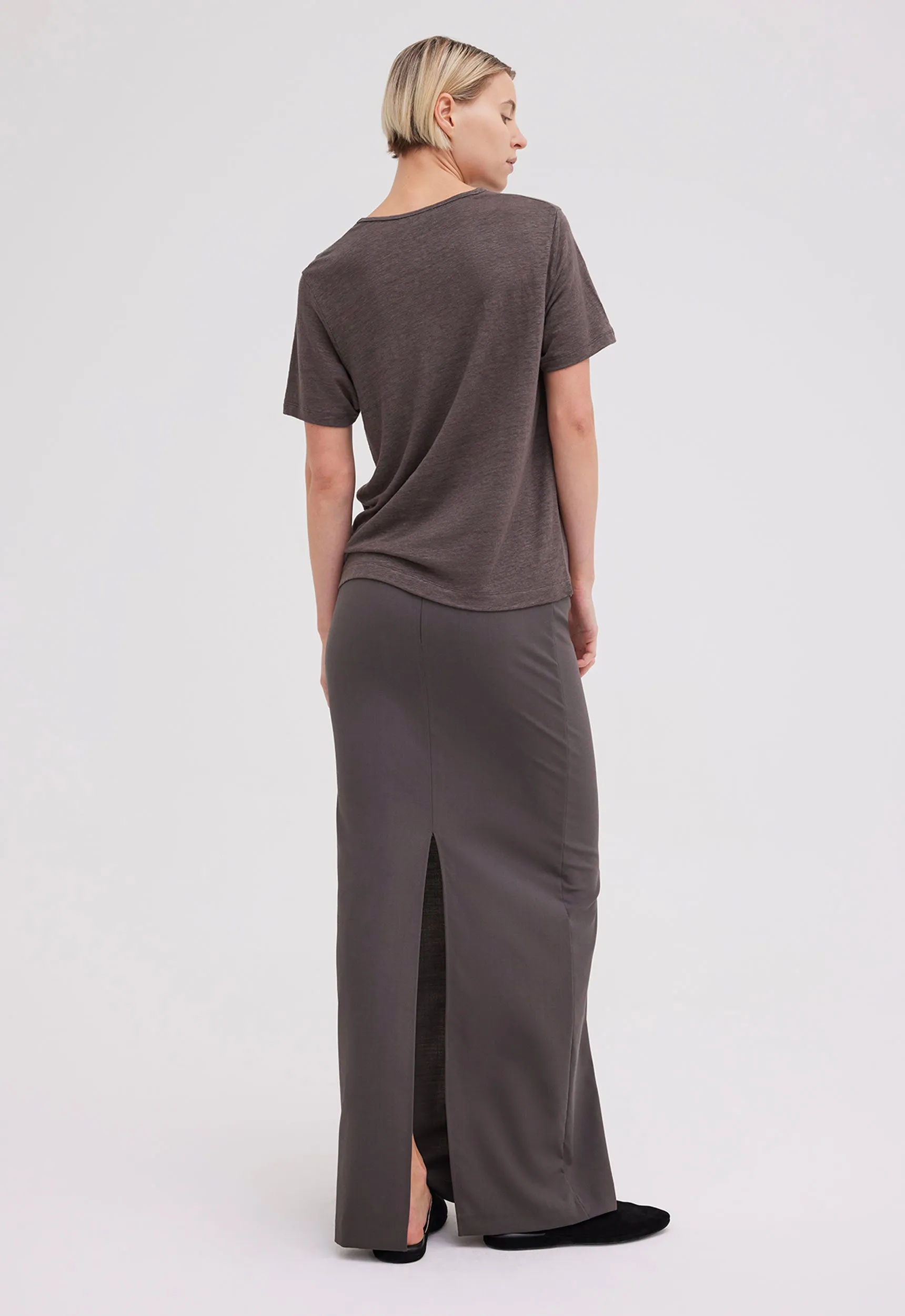 Joe Linen Tee in Sargent