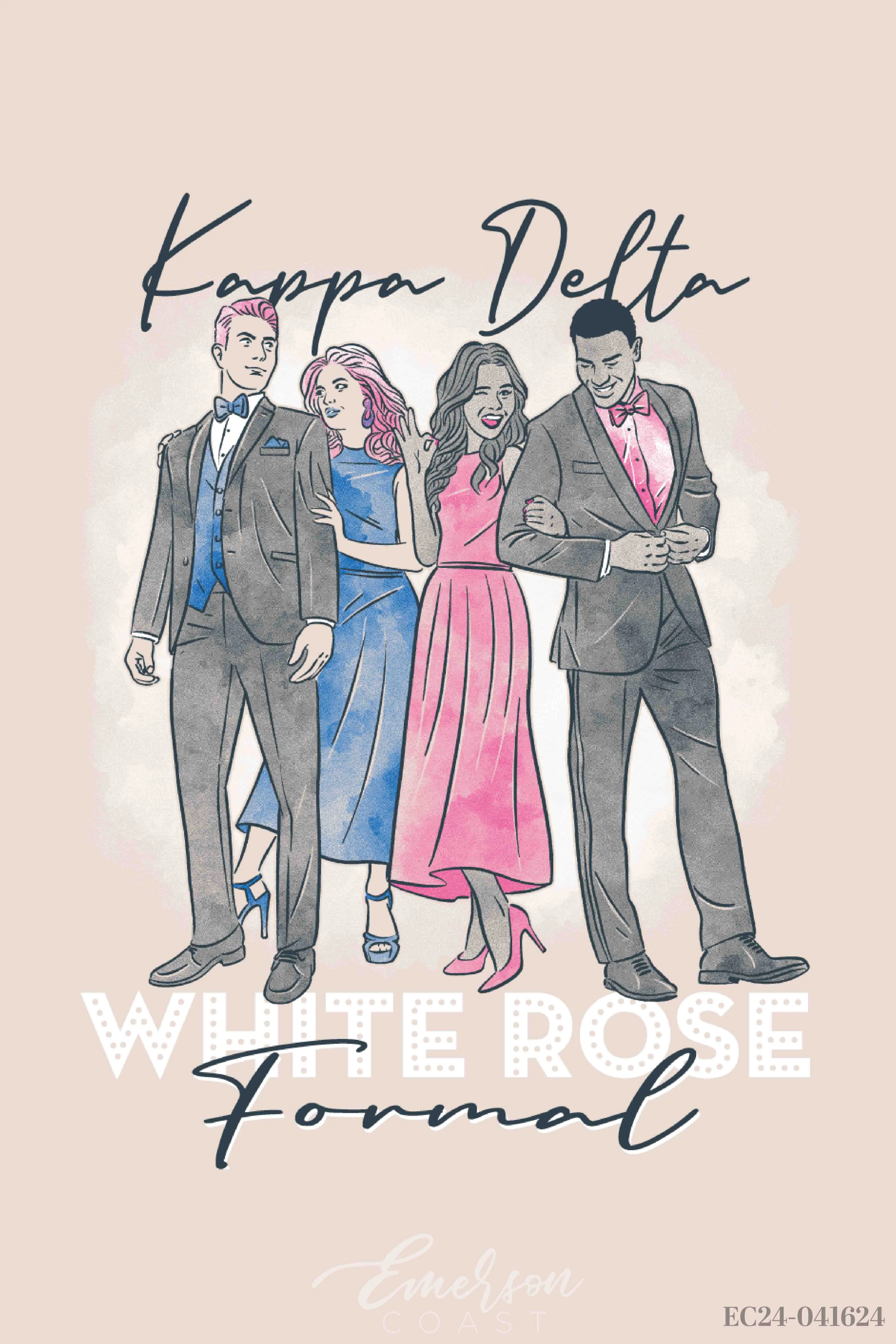 Kappa Delta Appalachian State University Formal T-shirt
