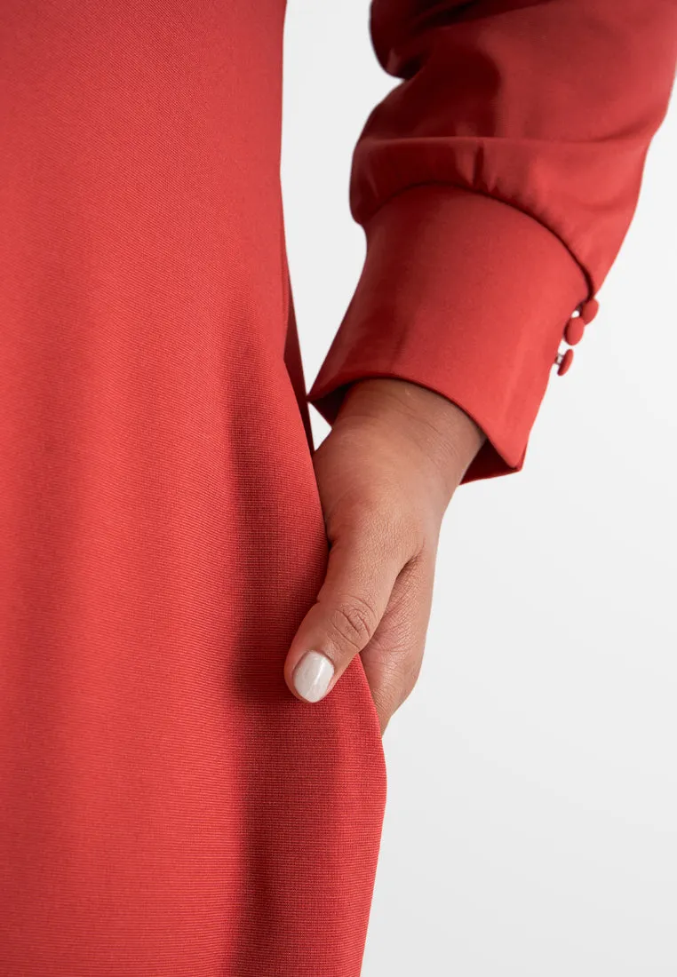 Kimora Elegant Stretchable Ribbed Long Dress