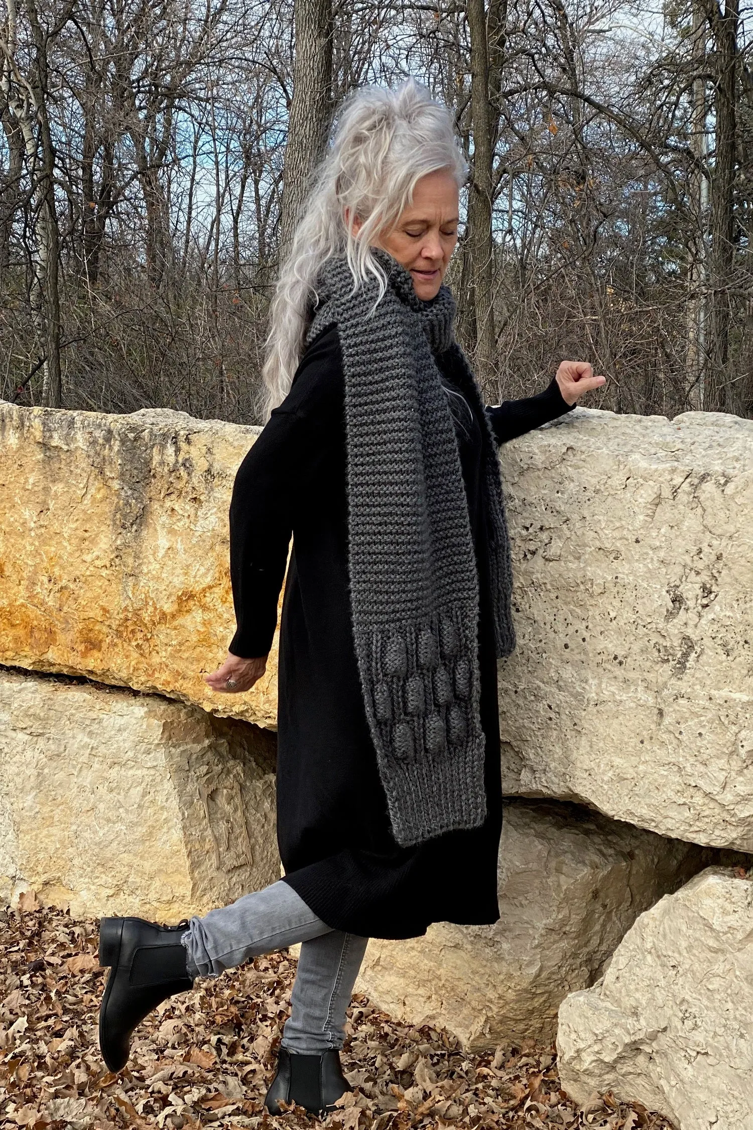 Knit Kit - The Bobble Scarf