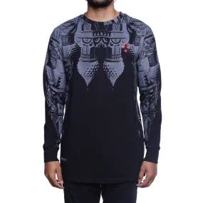 Kremlin Long Sleeve T Shirt Black L/S