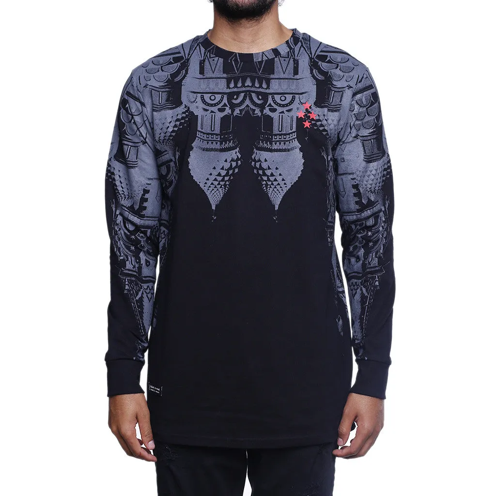 Kremlin Long Sleeve T Shirt Black L/S