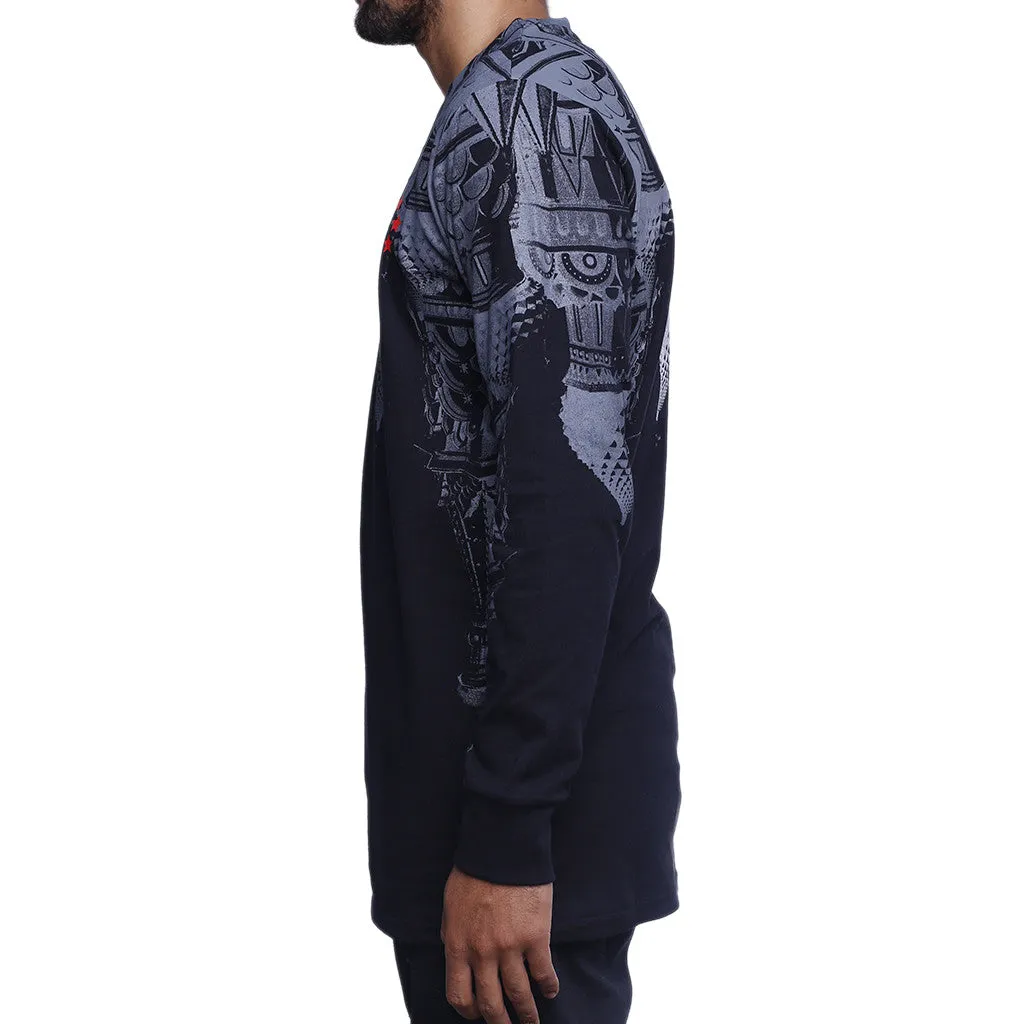 Kremlin Long Sleeve T Shirt Black L/S