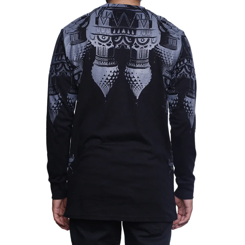 Kremlin Long Sleeve T Shirt Black L/S