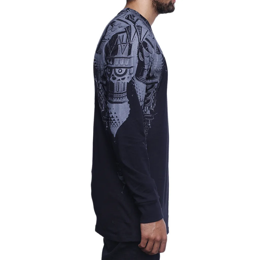 Kremlin Long Sleeve T Shirt Black L/S