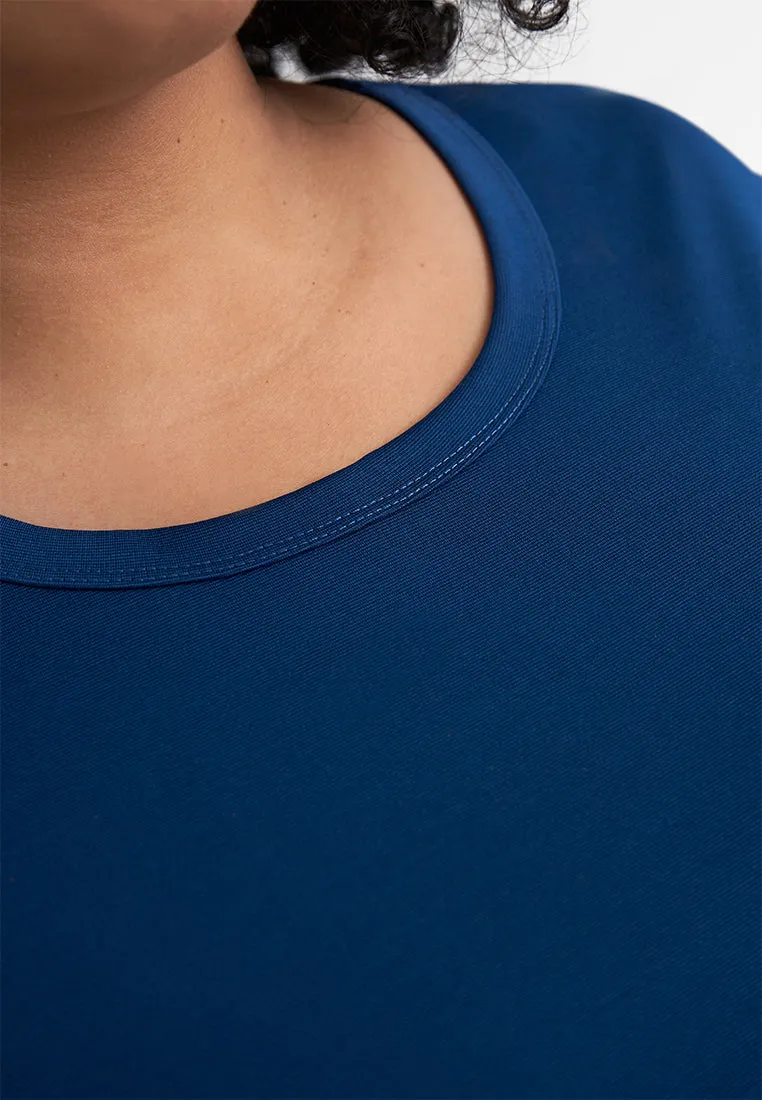Kylie Short Sleeve Stretchable Ribbed Dress