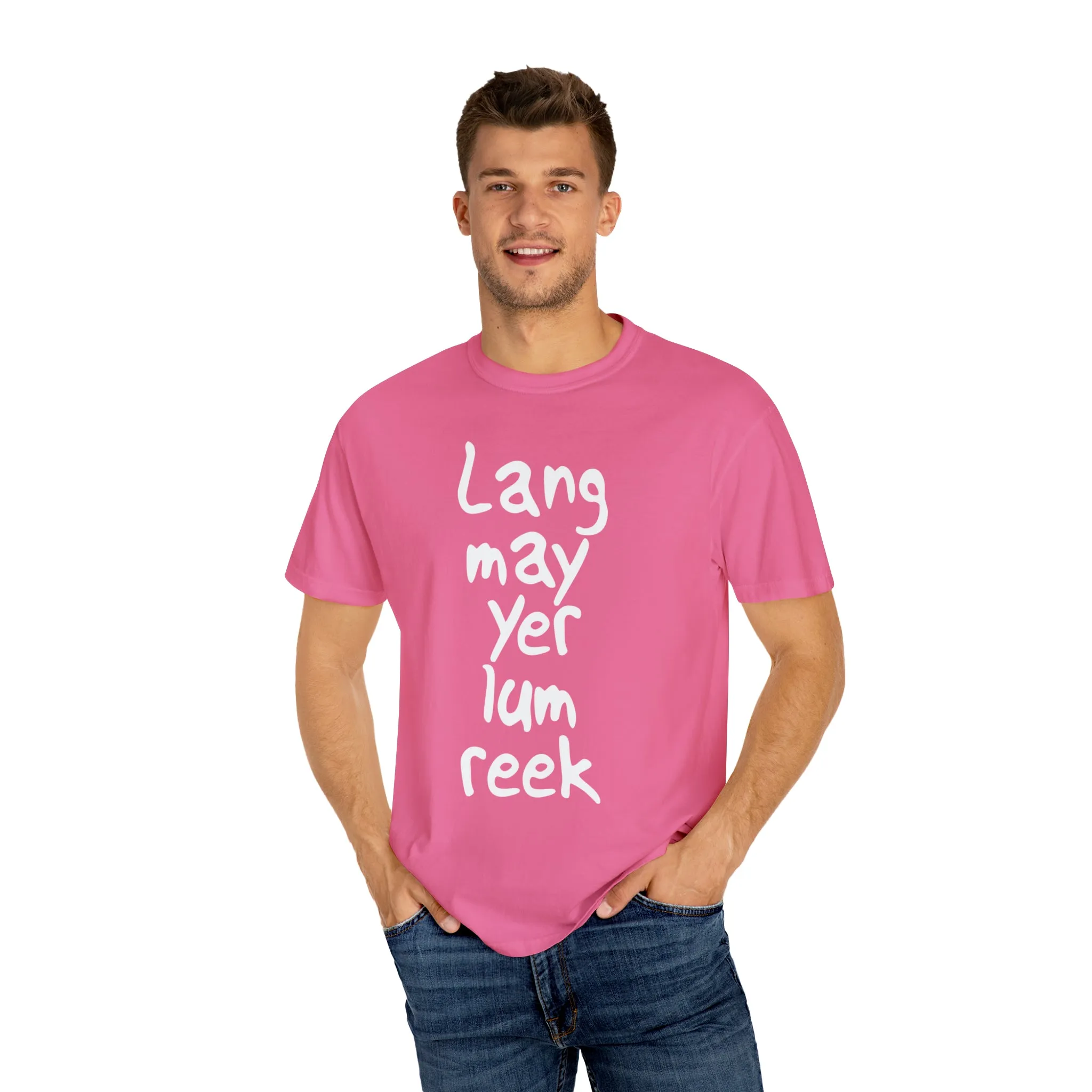 Lang May Yer Lum Reek Unisex Tee: Celebrating Scotland