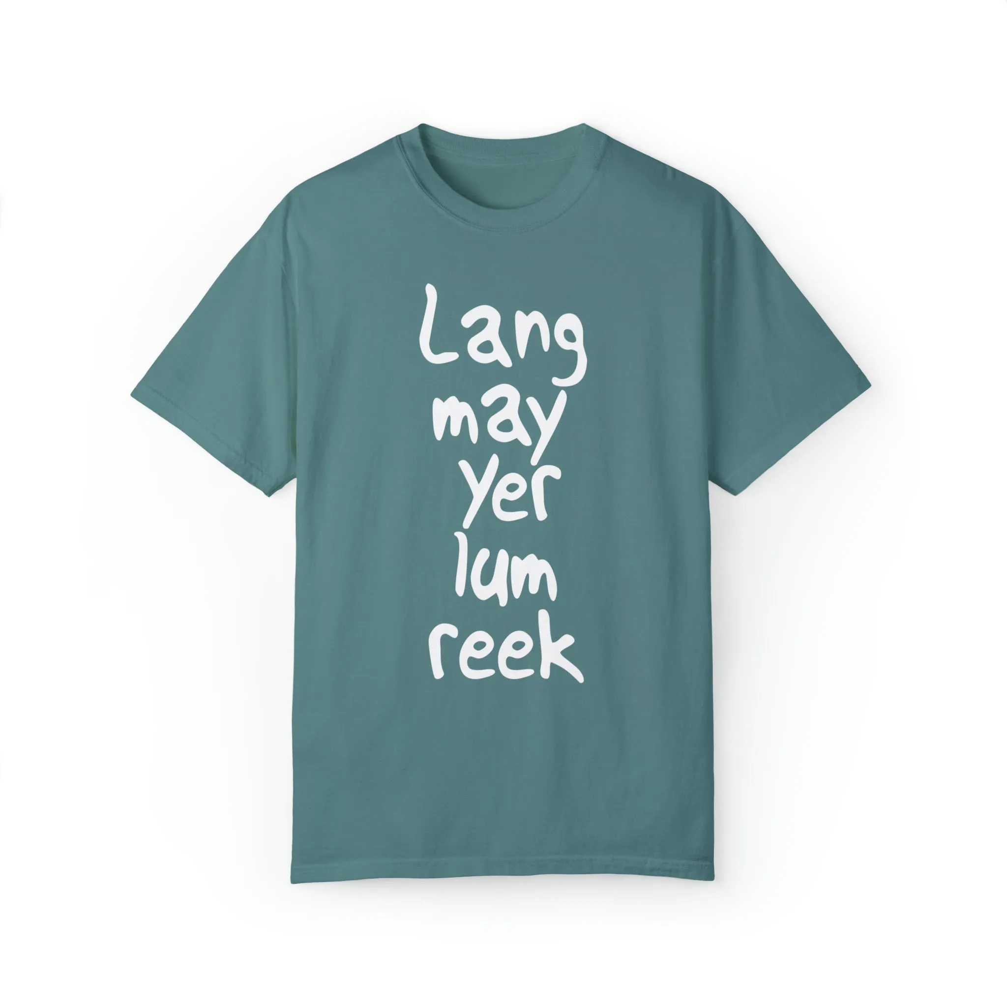 Lang May Yer Lum Reek Unisex Tee: Celebrating Scotland