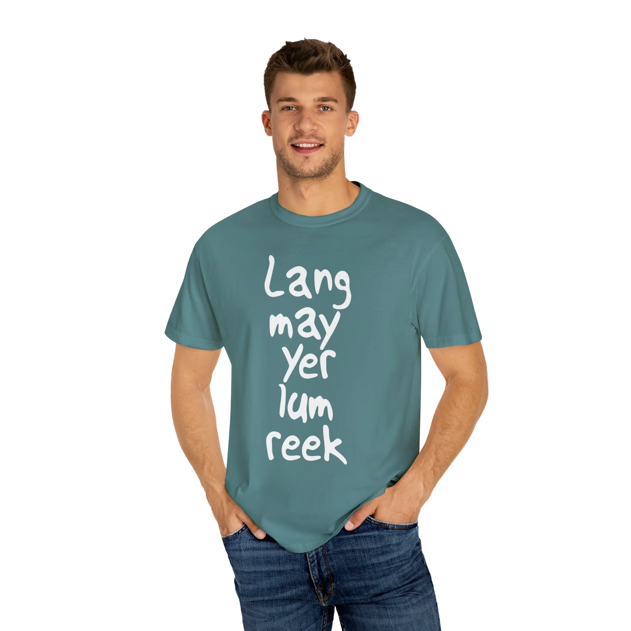 Lang May Yer Lum Reek Unisex Tee: Celebrating Scotland