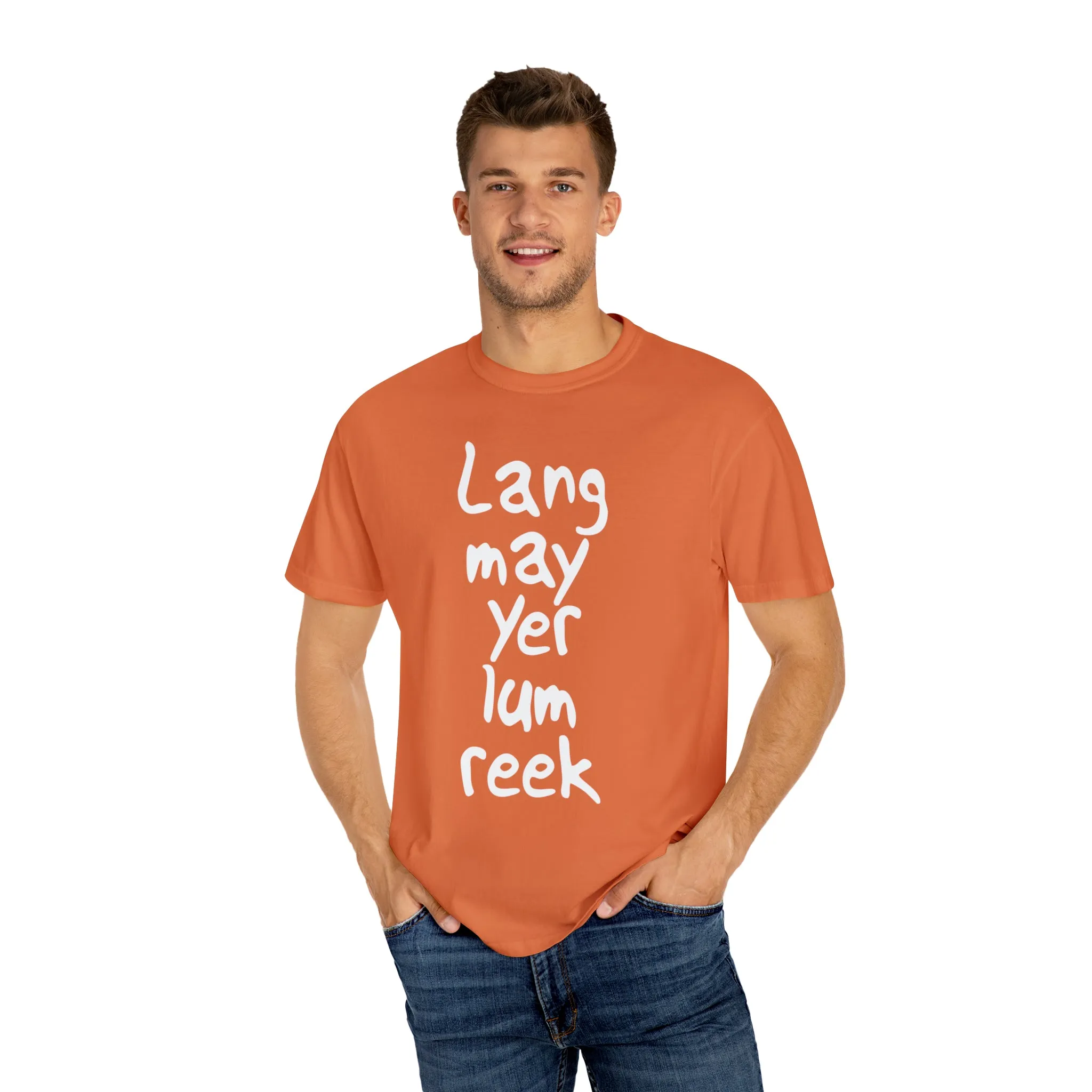 Lang May Yer Lum Reek Unisex Tee: Celebrating Scotland