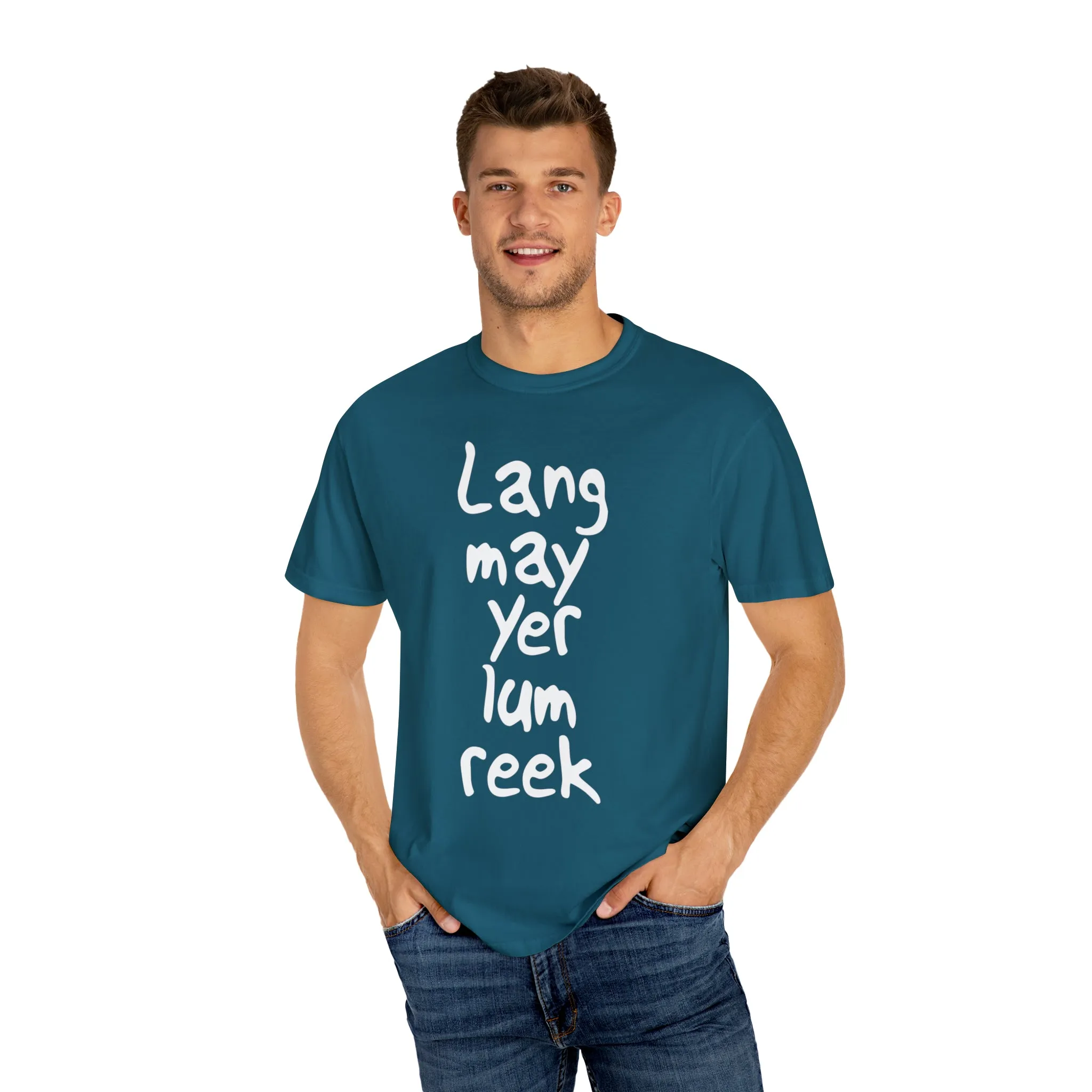 Lang May Yer Lum Reek Unisex Tee: Celebrating Scotland