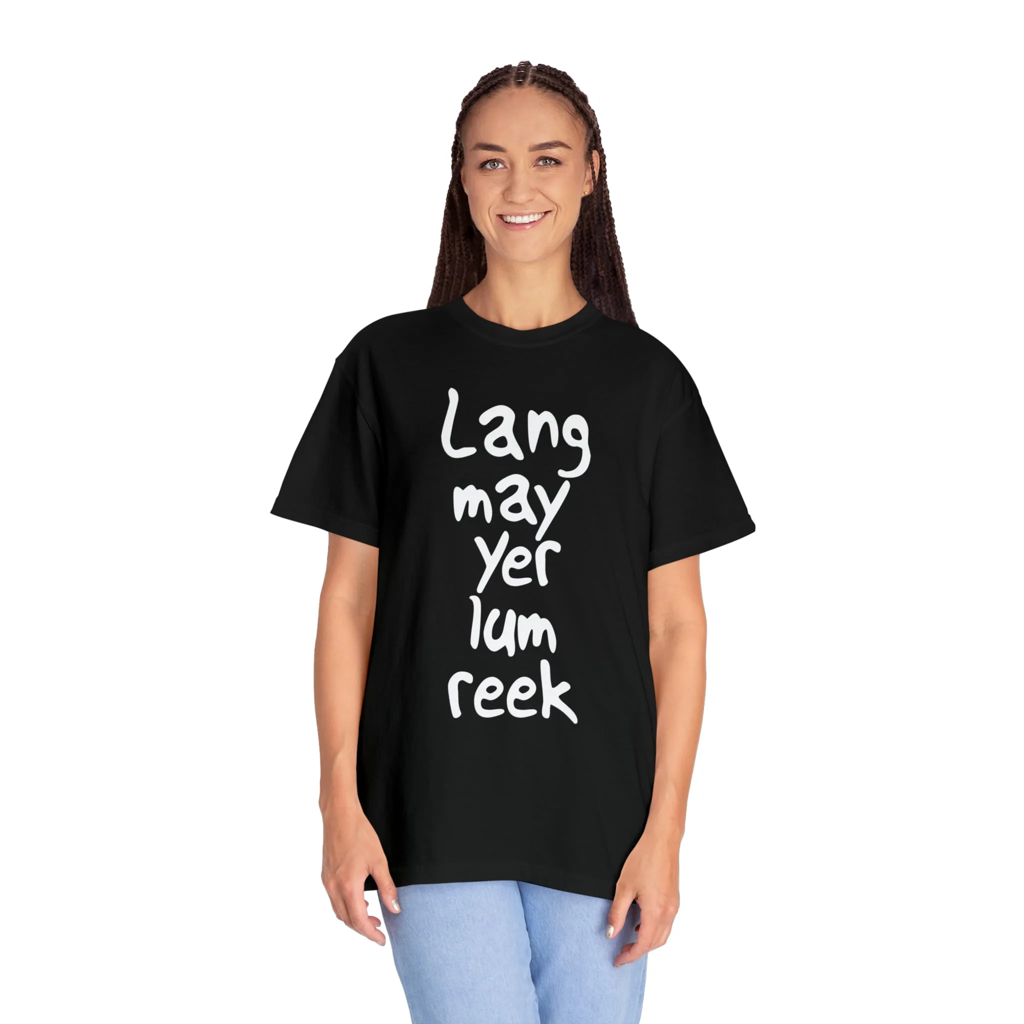 Lang May Yer Lum Reek Unisex Tee: Celebrating Scotland